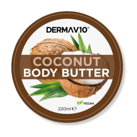 DermaV10 Body Butter Coconut 220ml