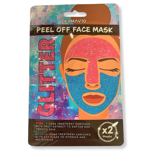 Derma V10  Peel Off Mask Glitter Duopack