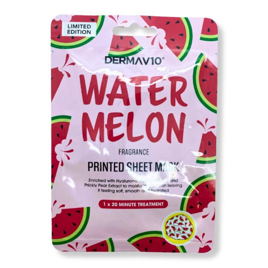 Derma V10 Printed Sheet Mask Watermelon